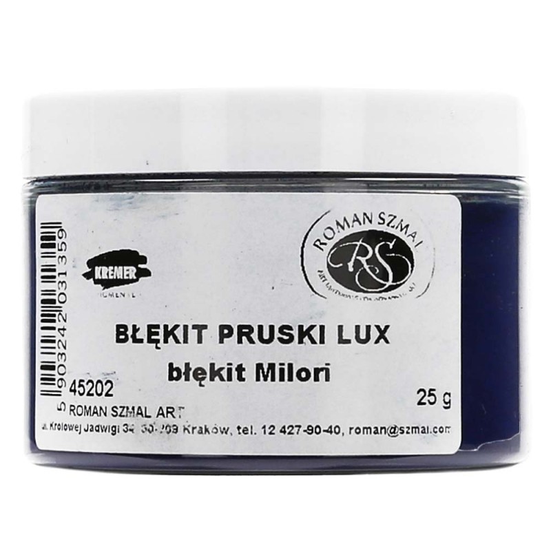 Pigment Błękit pruski, milori-lux 25g 45202 Szmal