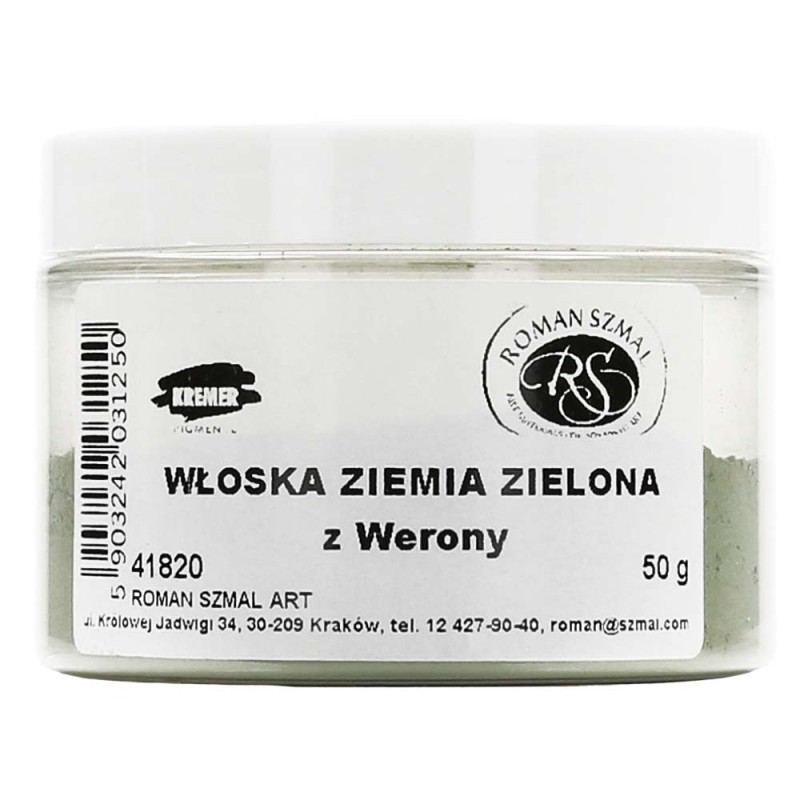Pigment Włoska ziemia zielona z Werony 50g 41820 Szmal