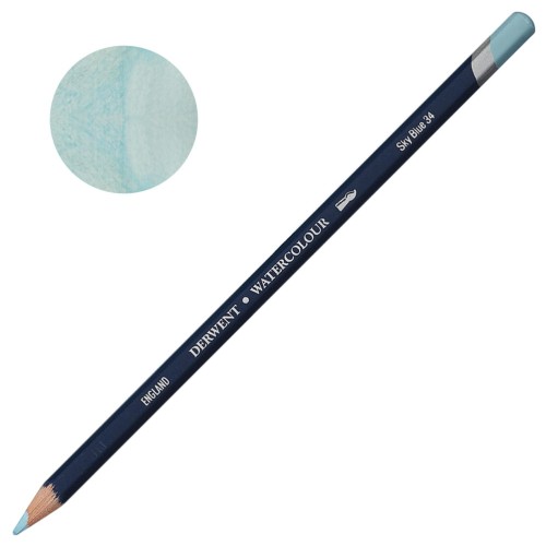 Kredka akwarelowa Derwent Watercolour - 34 Sky Blue