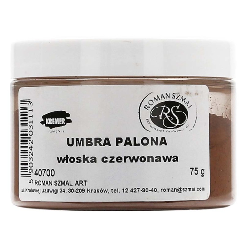 Pigment Umbra palona włoska czerwonawa 75g 40700 Szmal 03