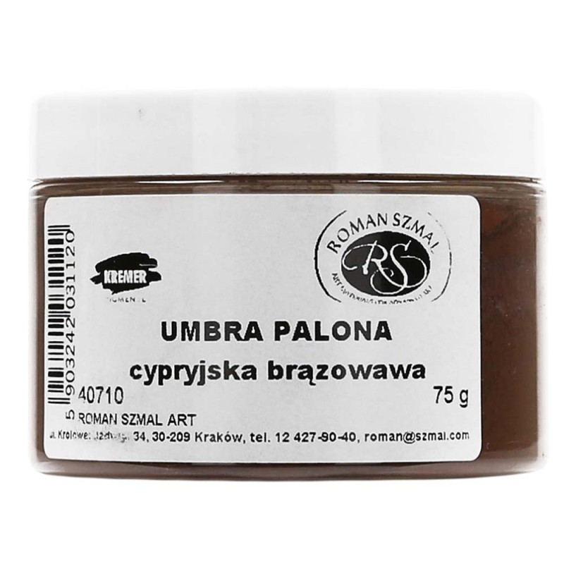 Pigment Umbra palona cypryjska brązowa 75g 40710 Szmal