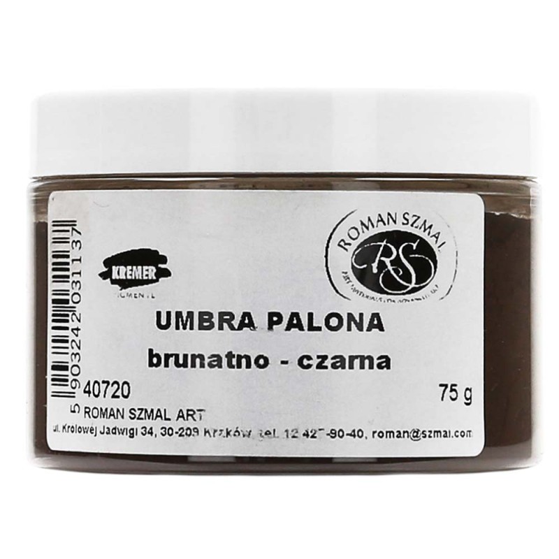 Pigment Umbra palona brunatno-czarna 75g 40720 Szmal