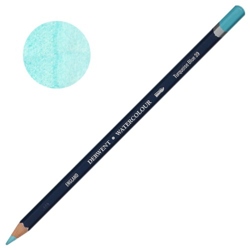 Kredka akwarelowa Derwent Watercolour - 39 Turquoise Blue