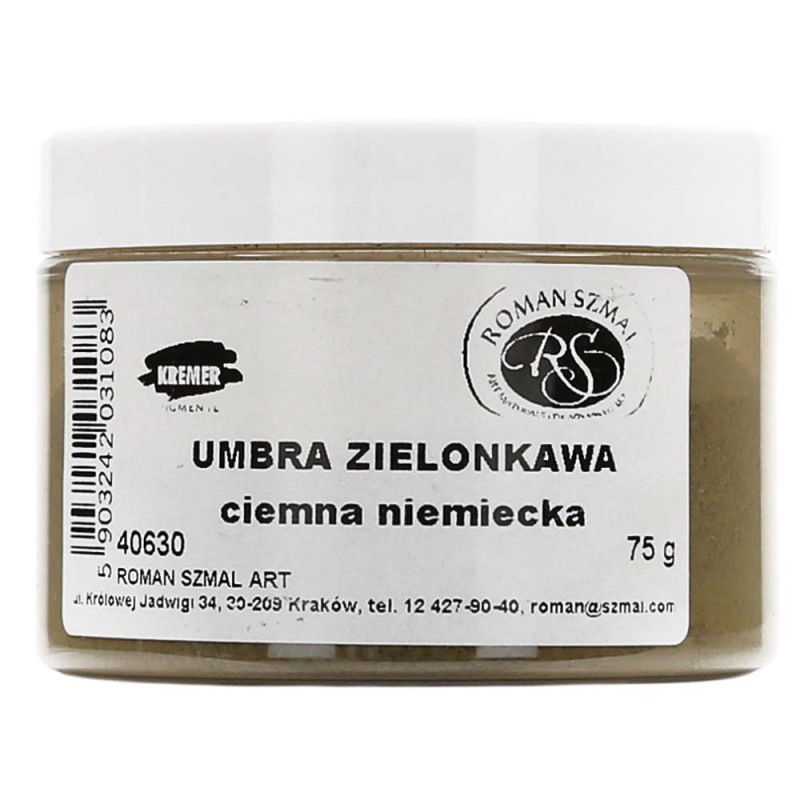 Pigment Umbra zielona ciemna niemiecka 75g 40630 Szmal 03