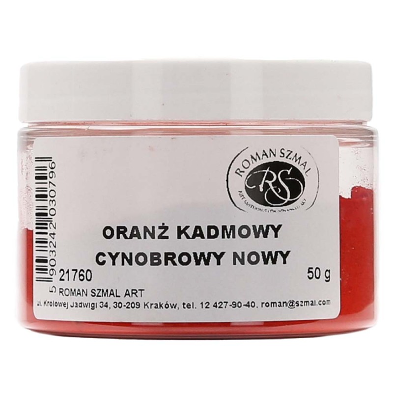 Pigment Oranż kadmowy cynobrowy 50g 21760 Szmal