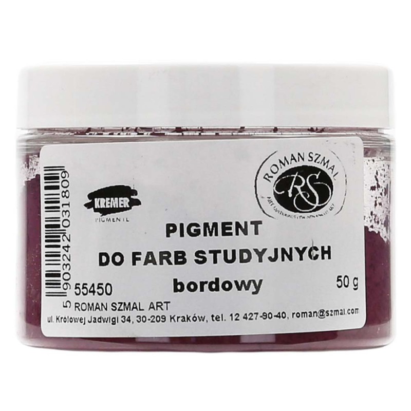 Pigment studyjny bordowy 50g 55450 Szmal