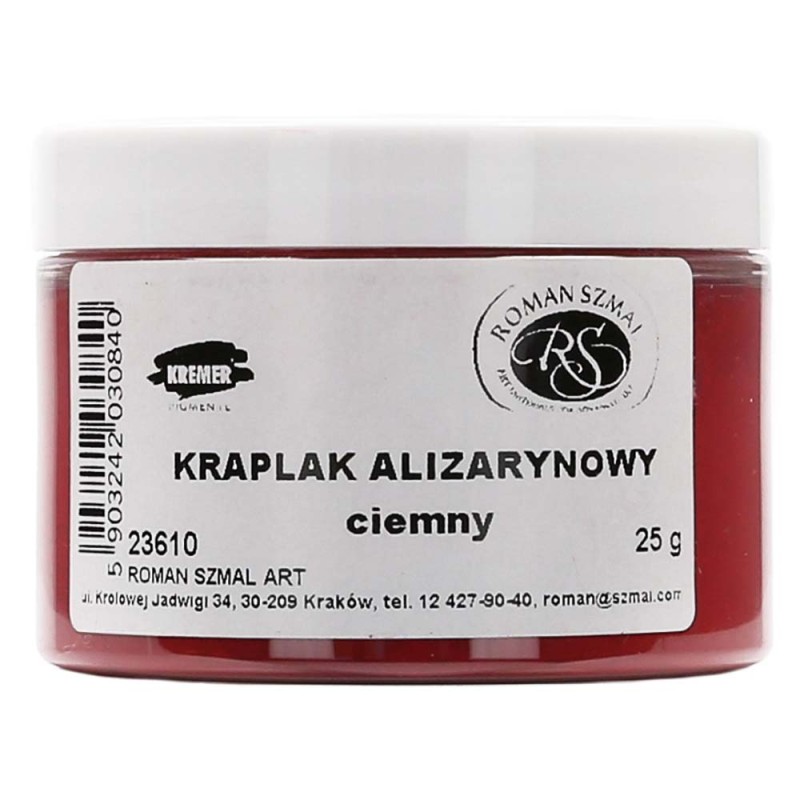 Pigment Kraplak alizarynowy ciemny 25g 23610 Szmal