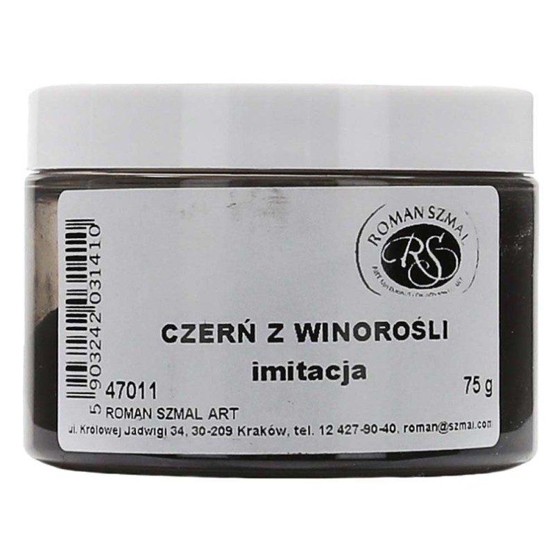 Pigment Czerń z winorośli imitacja 75g 47011 Szmal