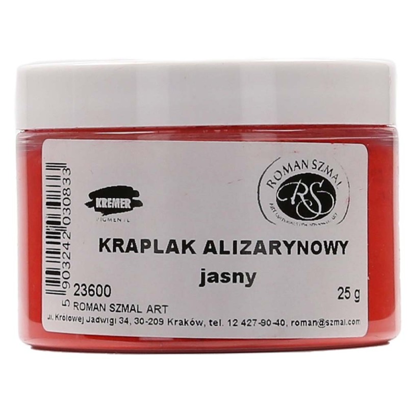 Pigment Kraplak alizarynowy jasny 25g 23600 Szmal