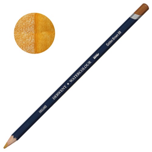 Kredka akwarelowa Derwent Watercolour - 59 Golden Brown