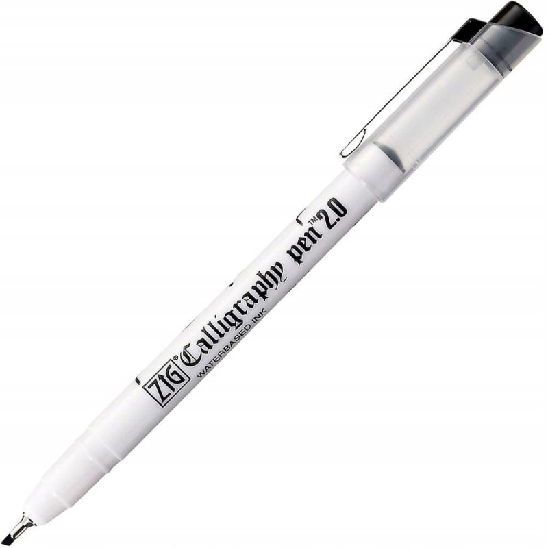 Pisak do kaligrafii ZIG Calligraphy Pen 2 mm czarny.jpg