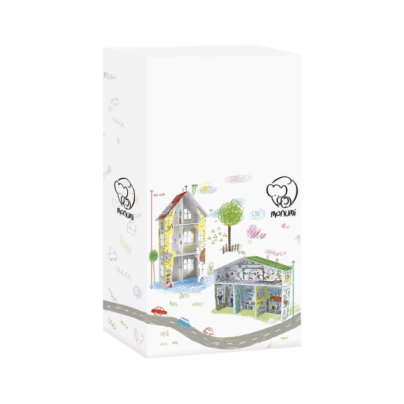 Kolorowanka składana 3D XXL Monumi  “Domek tylko dla chłopaków”