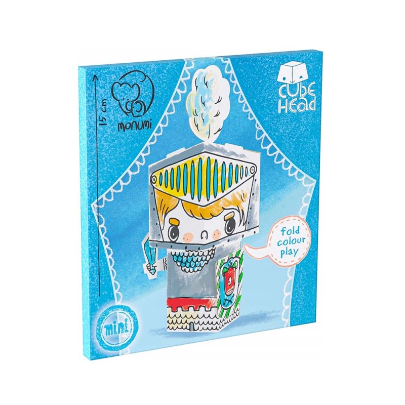 Kolorowanka CubeHead Monumi 3D mini - Rycerz