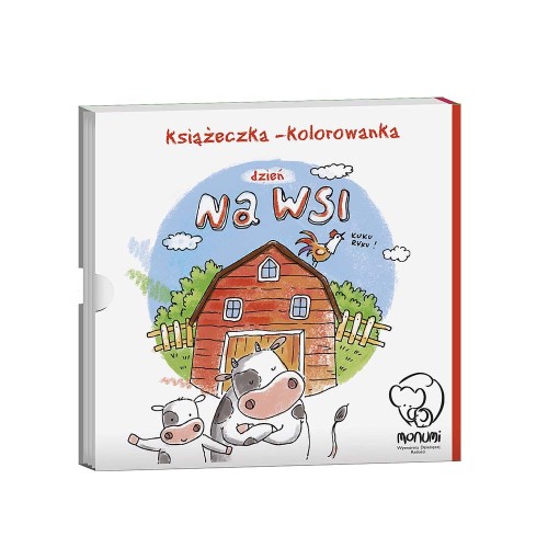 Książeczka kolorowanka Monumi "Dzień na wsi"