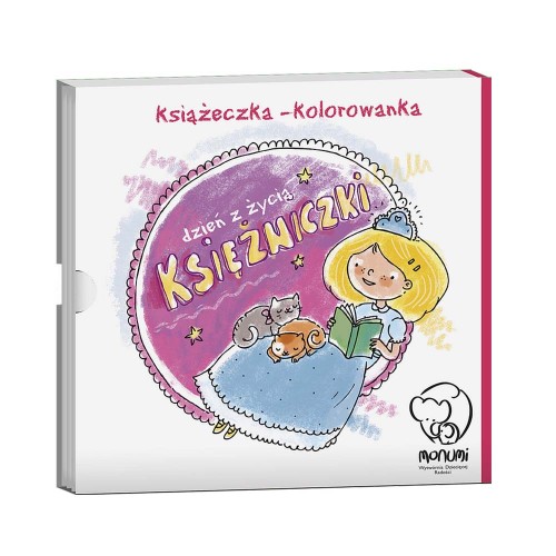 Książeczka kolorowanka Monumi "Dzień z życia księżniczki"