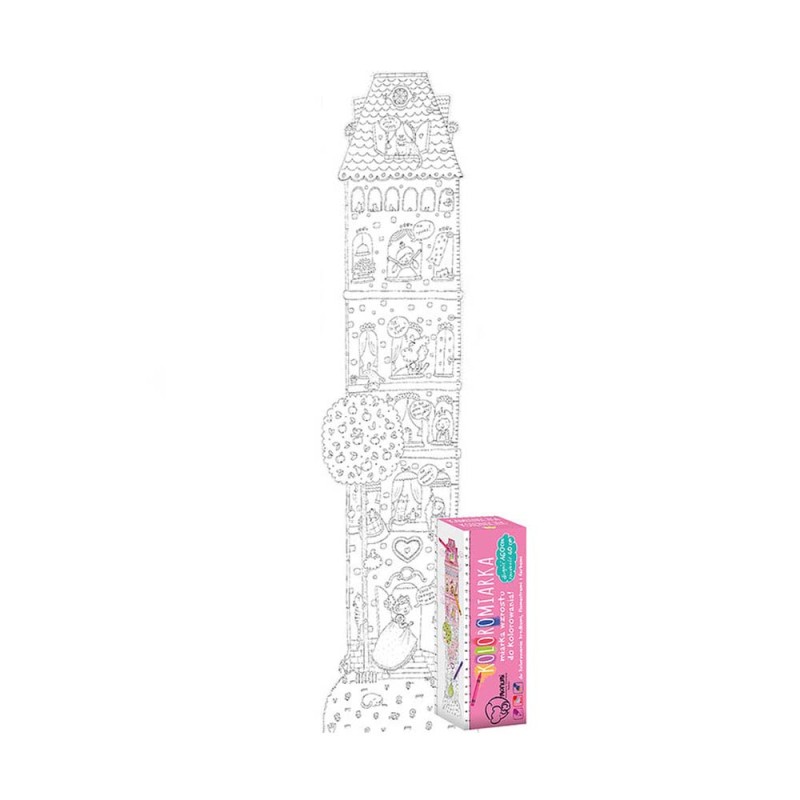 Koloromiarka wzrostu Monumi "Kamieniczka księżniczki"