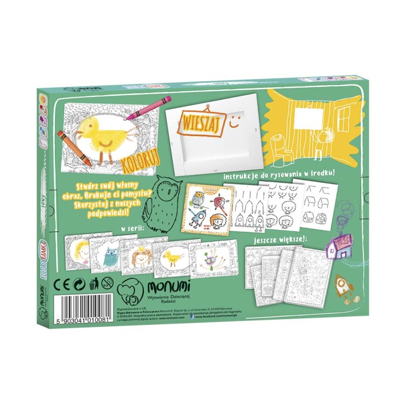 Kolororamka 3D Monumi „Sowy”