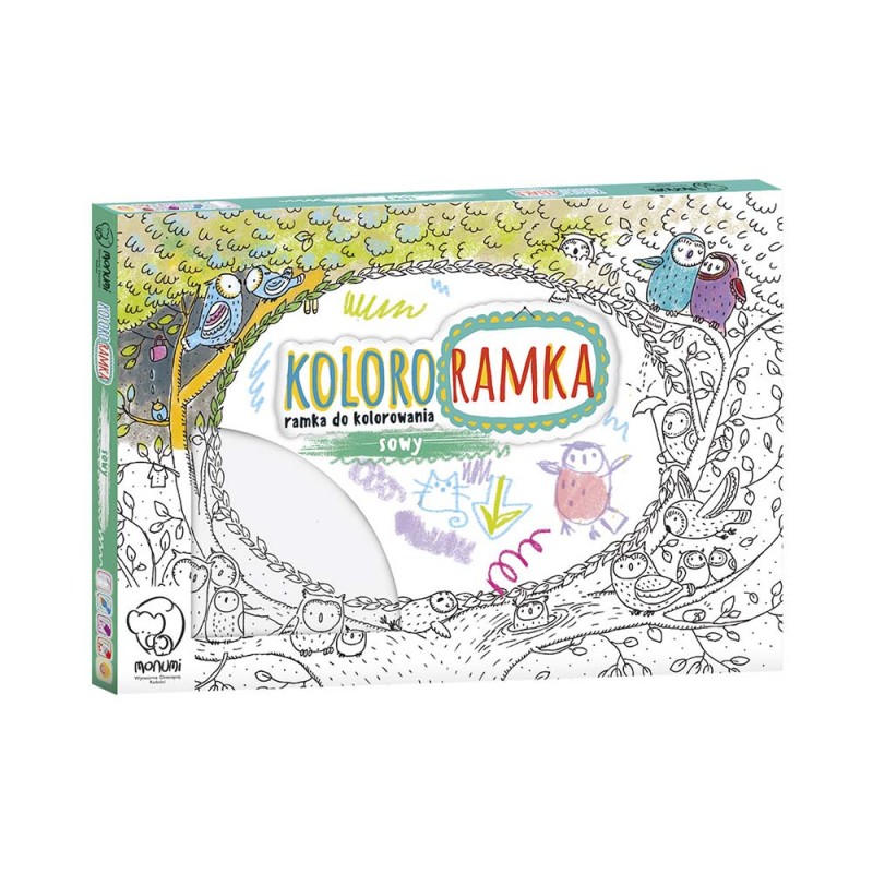 Kolororamka 3D Monumi „Sowy”