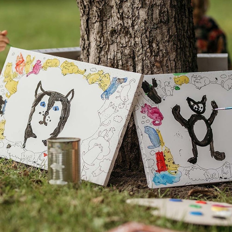 Kolororamka 3D Monumi „Koty”