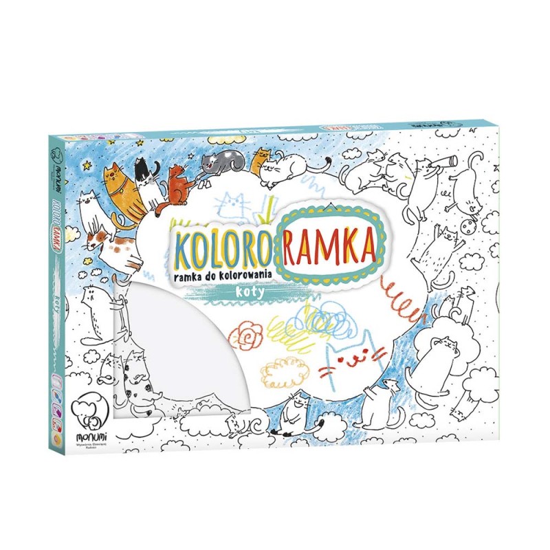 Kolororamka 3D Monumi „Koty”