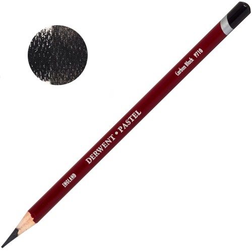 Pastel suchy w kredce Derwent Pastel Pencils - P710 Carbon Black