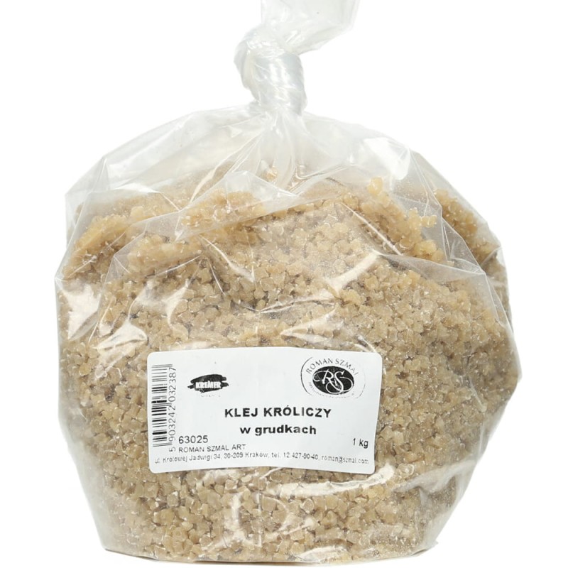 Klej króliczy w grudkach 1 kg Szmal 63025