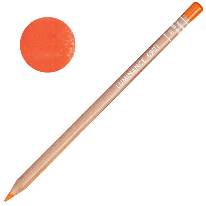 Kredka Caran d'Ache Luminance 6901 - 533 Dark Cadmium Orange