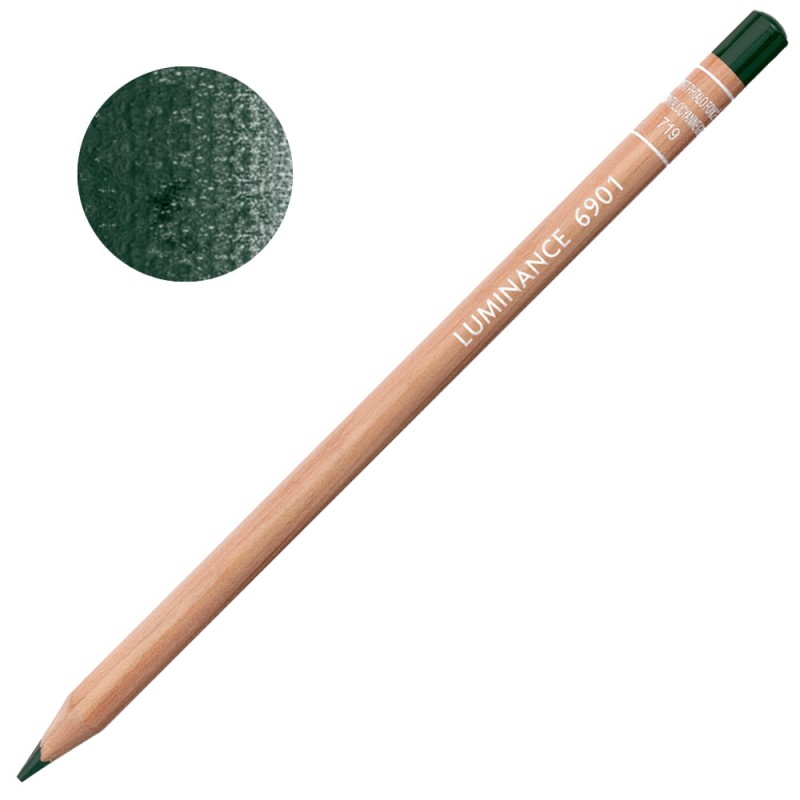 Kredka Caran d'Ache Luminance 6901 - 719 Dark Phtalocyanine Green