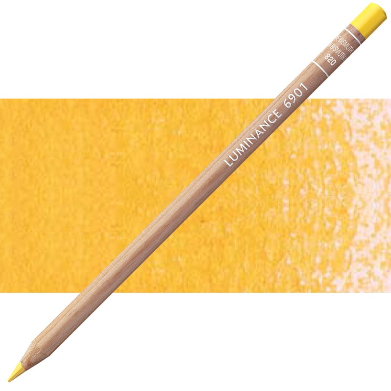 Kredka Caran d'Ache Luminance 6901 - 820 Golden Bismuth Yellow