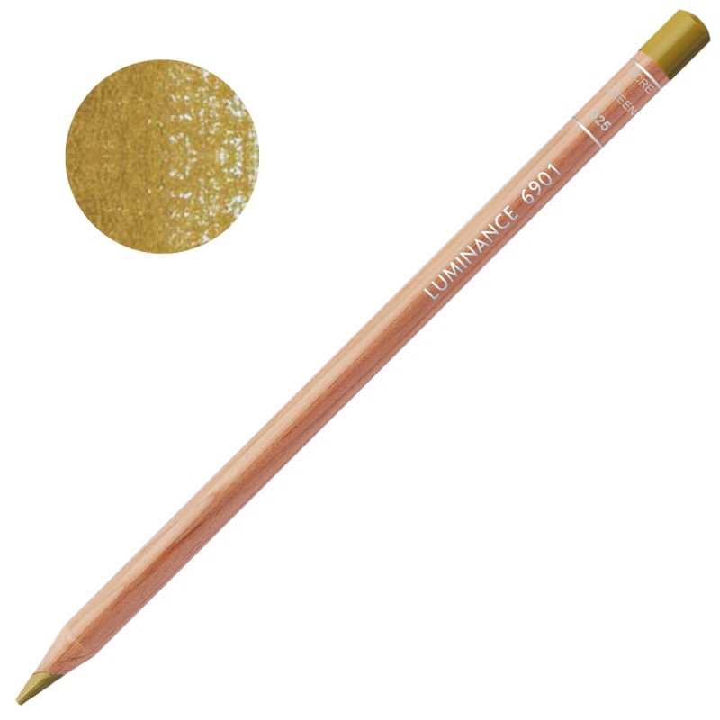 Kredka Caran d'Ache Luminance 6901 - 025 Green Ochre