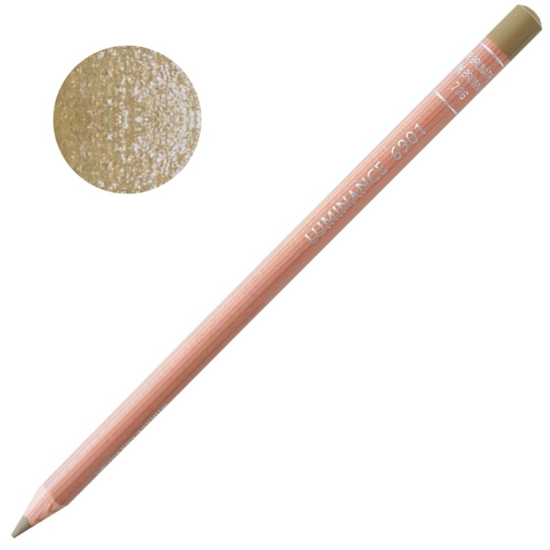 Kredka Caran d'Ache Luminance 6901 - 736 Olive Brown 50%