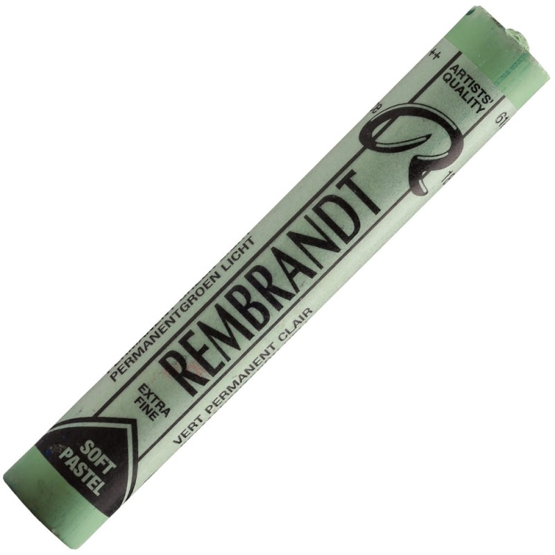 Pastela sucha Rembrandt Talens - 618,9 Permanent green light