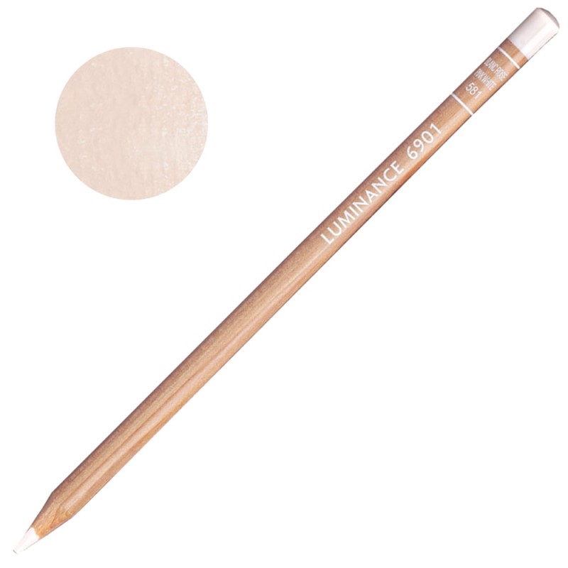 Kredka Caran d'Ache Luminance 6901 - 581 Pink White