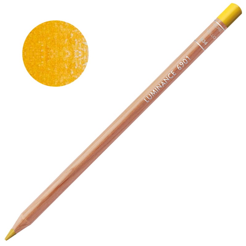 Kredka Caran d'Ache Luminance 6901 - 034 Yellow Ochre