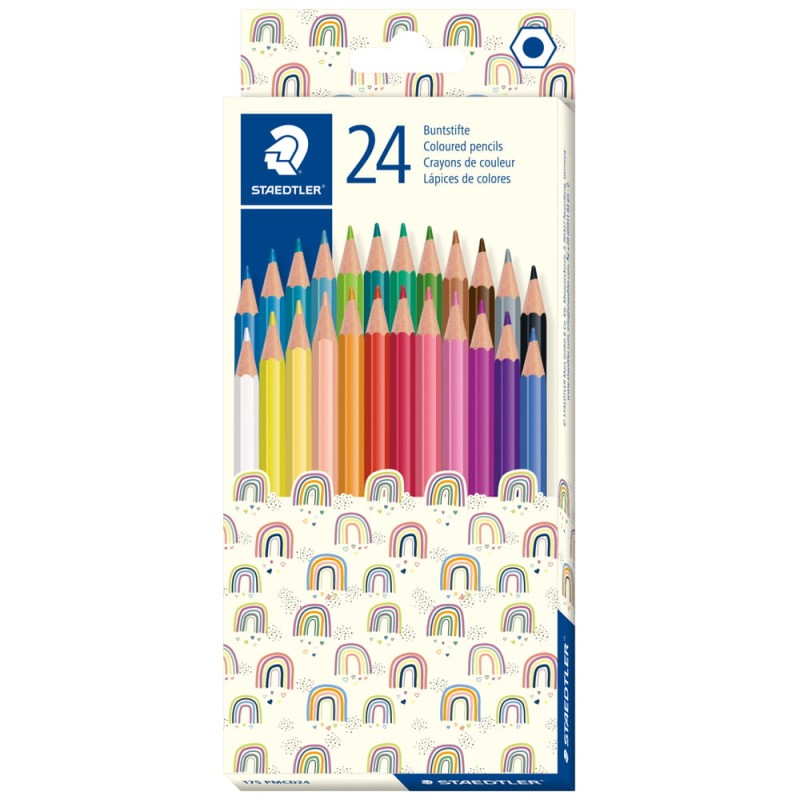 Zestaw kredek Staedtler Pattern - 24 szt, mix
