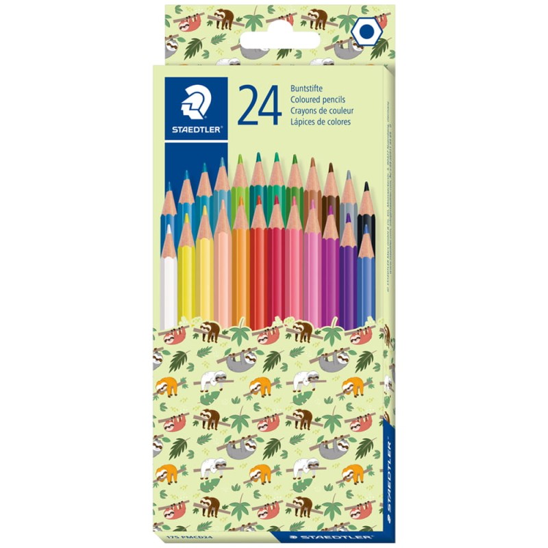 Zestaw kredek Staedtler Pattern - 24 szt, mix