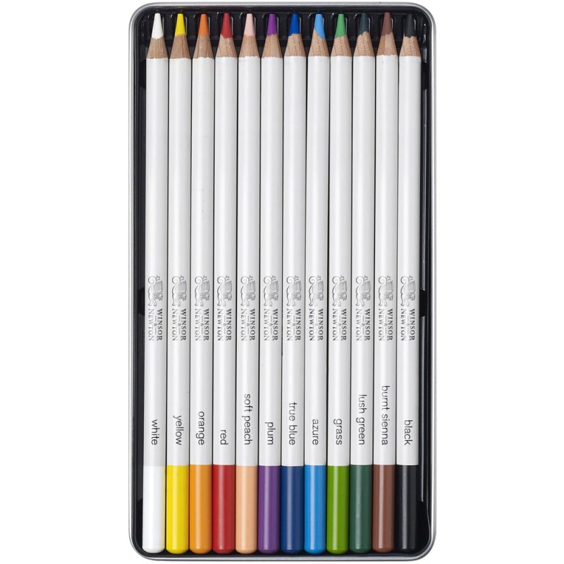 Zestaw kredek akwarelowych W&amp;N Studio Collection Watercolour Pencils - 12 szt.