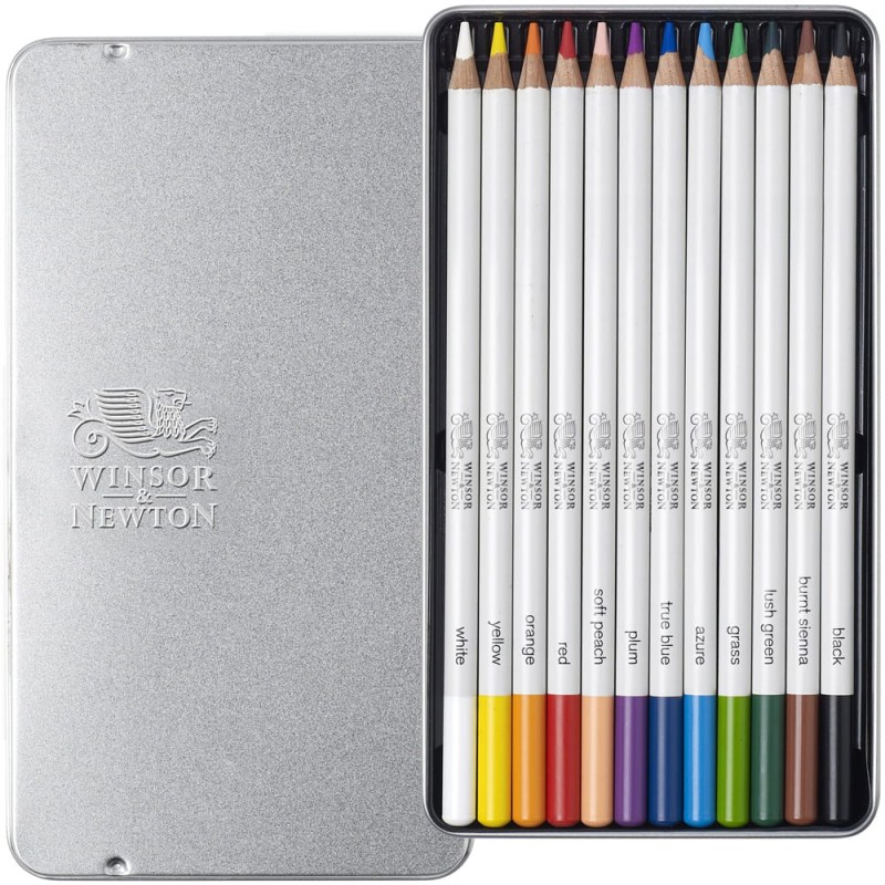 Zestaw kredek akwarelowych W&amp;N Studio Collection Watercolour Pencils - 12 szt.