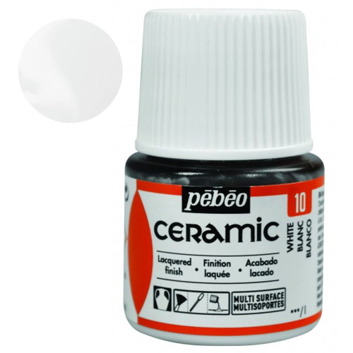 Farba Ceramic Pebeo 45 ml - 10 White