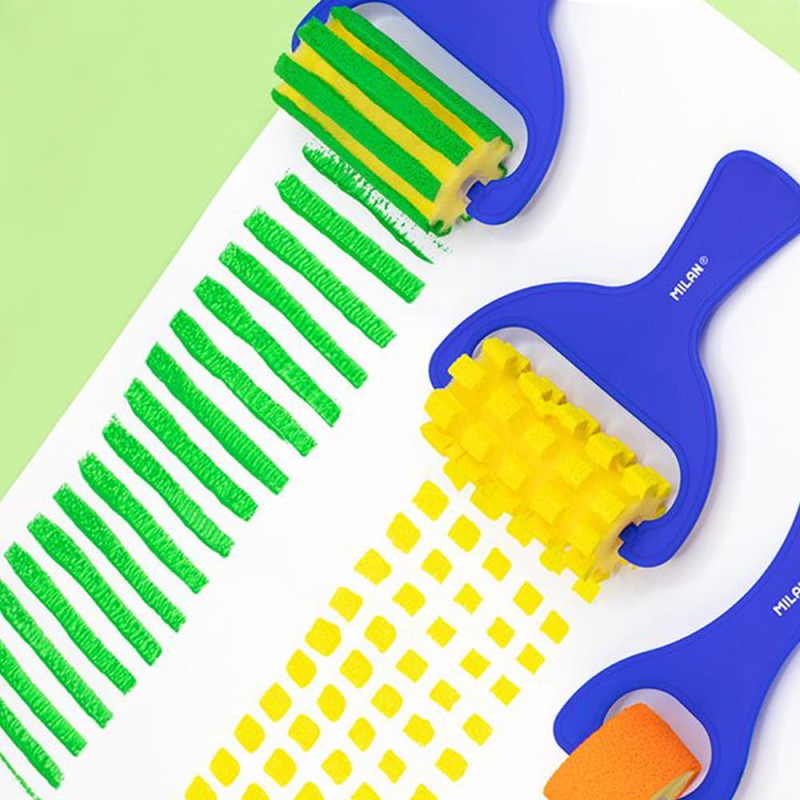 Wałek gąbkowy Milan paski poziome 0413112