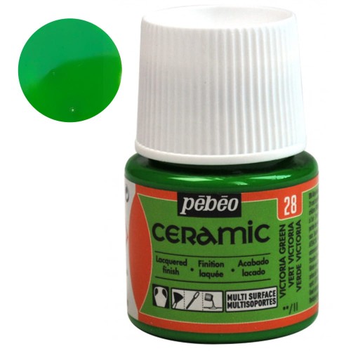 Farba Ceramic Pebeo 45 ml - 28 Victorian Green