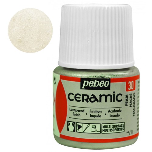 Farba Ceramic Pebeo 45 ml - 30 Pearl