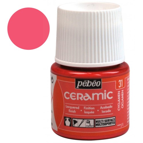 Farba Ceramic Pebeo 45 ml - 31 Cyclamen