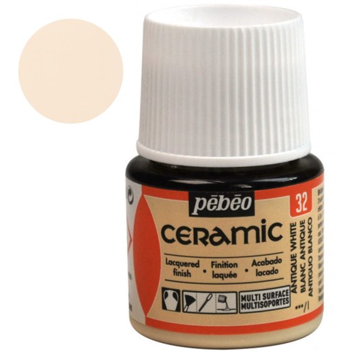 Farba Ceramic Pebeo 45 ml - 32 Antique White