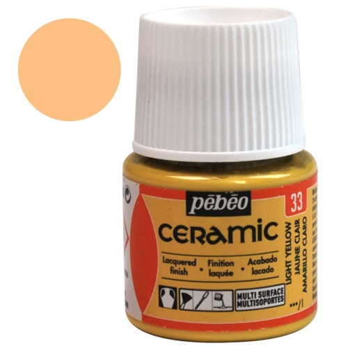 Farba Ceramic Pebeo 45 ml - 33 Light Yellow