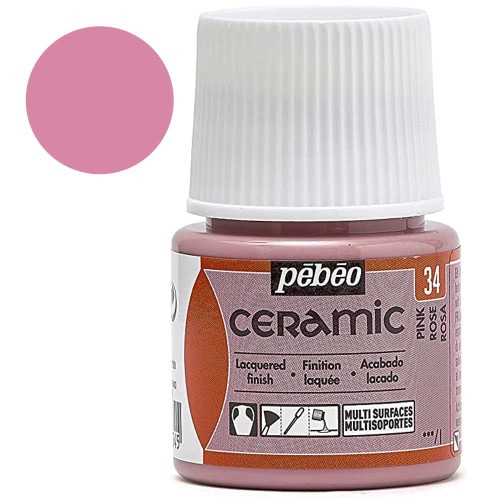 Farba Ceramic Pebeo 45 ml - 34 Pink