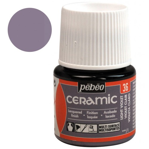 Farba Ceramic Pebeo 45 ml - 36 Light Violet