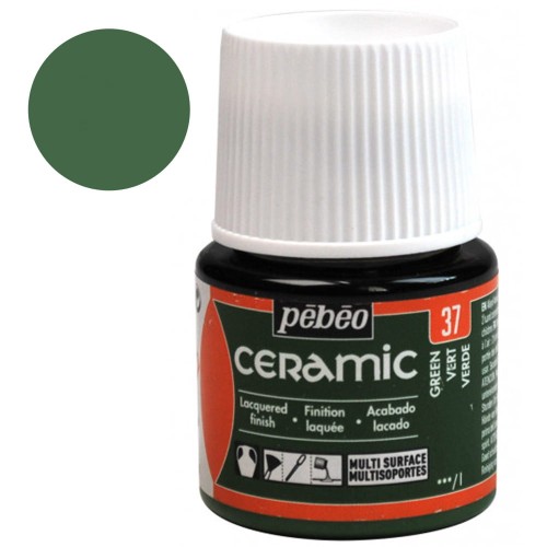 Farba Ceramic Pebeo 45 ml - 37 Green