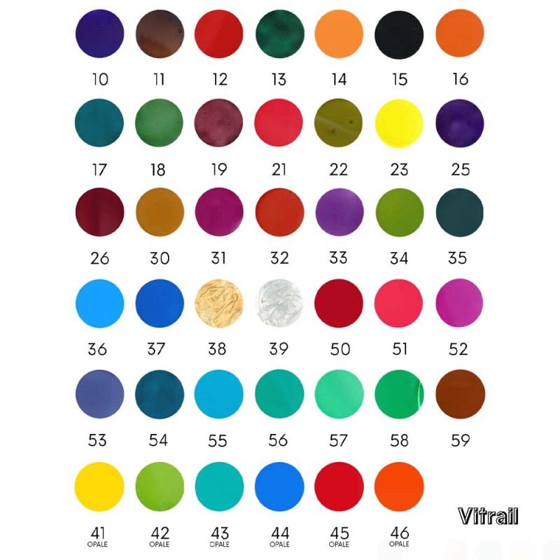 Farba do szkła Vitrail Pebeo 45 ml - 19 Red Violet
