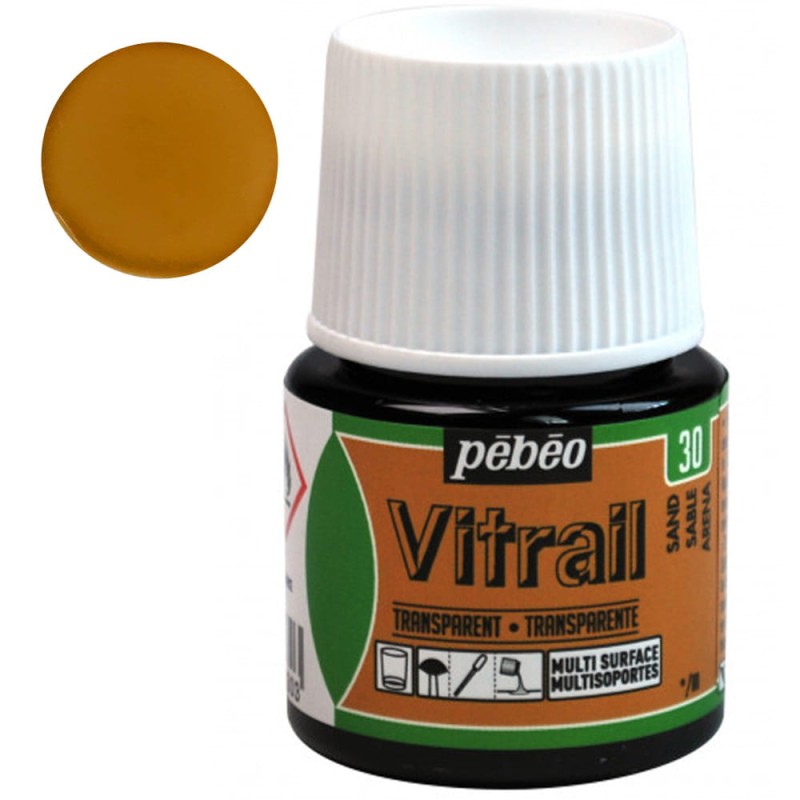 Farba do szkła Vitrail Pebeo 45 ml - 30 Sand